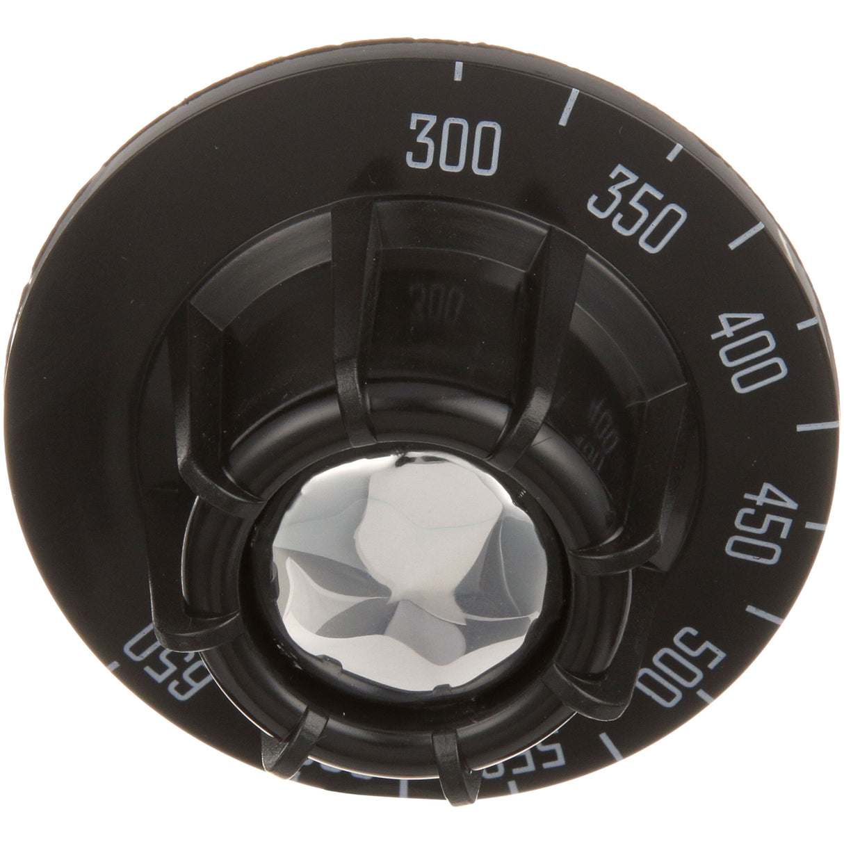 Blodgett 10392 - Black & White Thermostat Dial 2-1/2" Diameter, 300-650°F